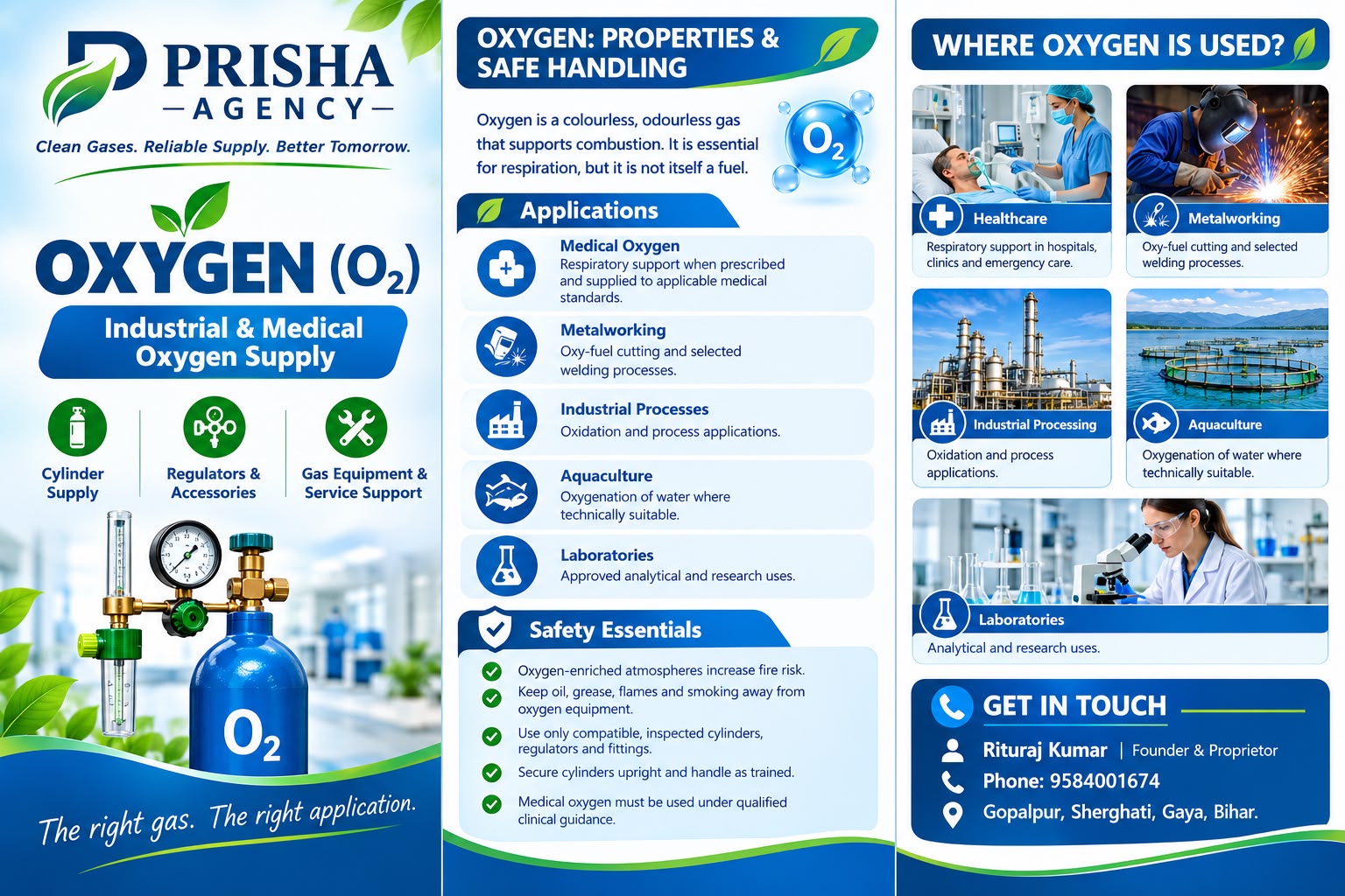 Prisha Agency oxygen brochure